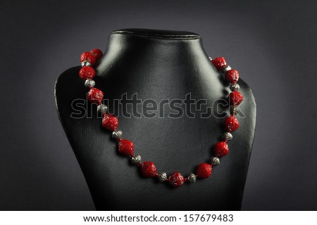 Indian handmade woman necklace