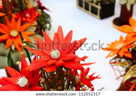 Flower Arrangement made of Dried Plants/FLOWER ARRANGEMENT