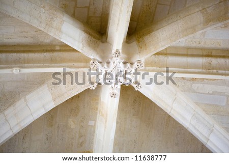 old european arch church ceiling details
