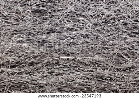 macro shot of steel wool as background