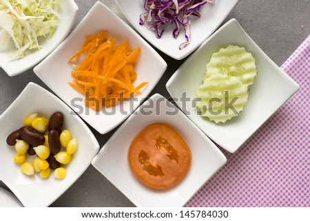 Vegetables Salad Ingredient
