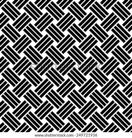 Seamless black and white weave texture
