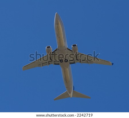 passenger jet departing Vancouver airport