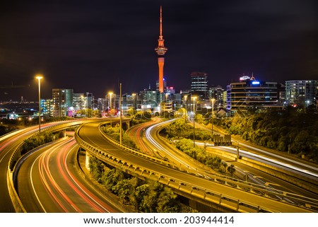 Auckland City and Spaghetti Junction