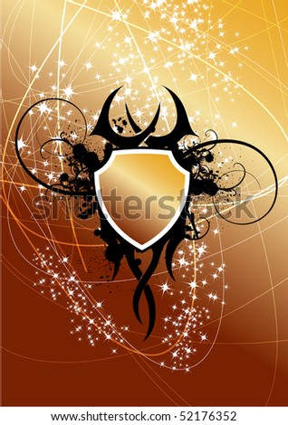 stock vector Tattoo background