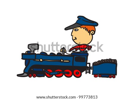 Animated Cartoon Train