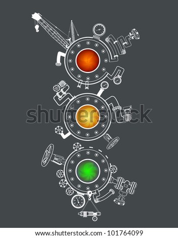 Traffic Lights Silhouette