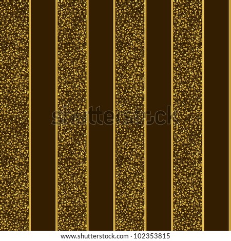 Luxury striped wallpaper with small gold pieces.