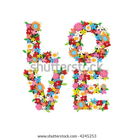 stock vector : LOVE spring