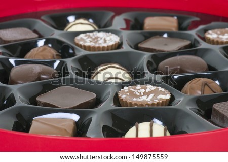 Box of chocolate candies