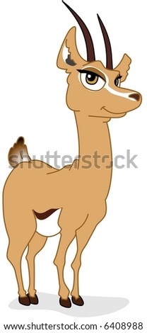 Gazelle-Vector - 6408988 : Shutterstock