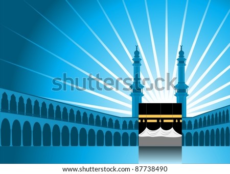 Hajj Pilgrimage Background 1-vector Hajj Pilgrimage Background 1-vector