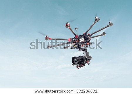 Octocopter, copter, drone