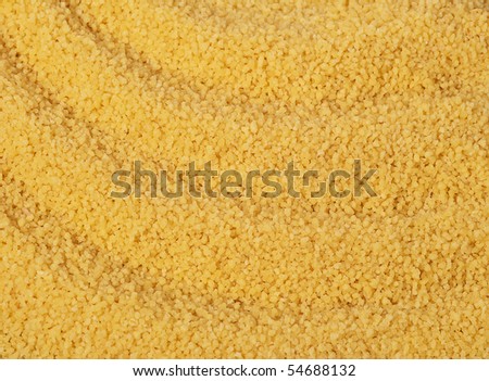 Cuscus, millet grain, background, horisontal