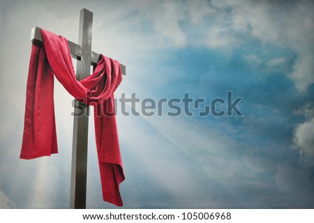stock photo : cross against the sky