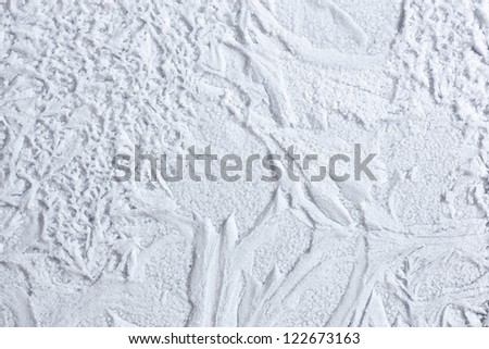 Ice crystals pattern texture