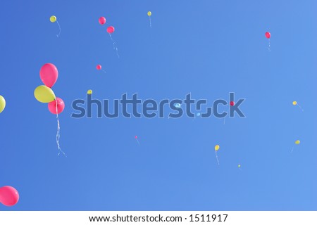 Balloon fly to the sky