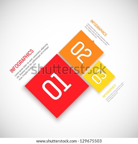 Modern Design template can be used for infographics numbered banners horizontal cutout lines graphic or website layout vector Modern Design template can be used for infographics numbered banners horizontal cutout lines graphic or website layout vector