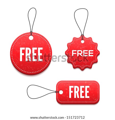 3D free badges set for your design 3D free badges set for your design