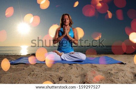 full lotus yoga position and meditation