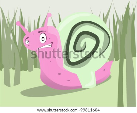 Scared snail