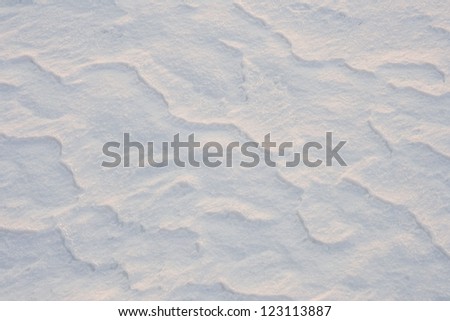 snow background. patterns in snow. winter landscape