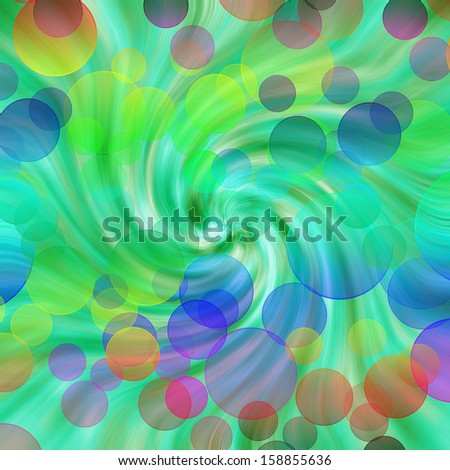 color bubbles abstract