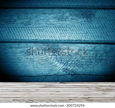 old wooden floor and wall background