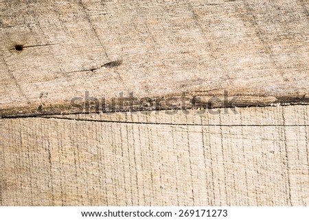 Close up of old wooden planks texture useful as background. Rustic wall of old wooden planks.