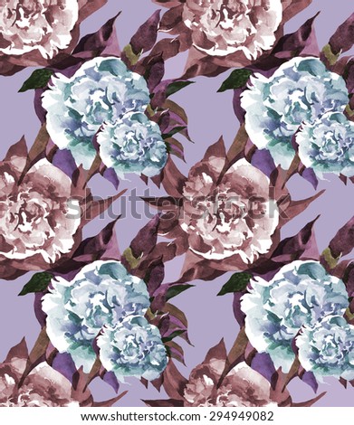 2 peonies pattern 5