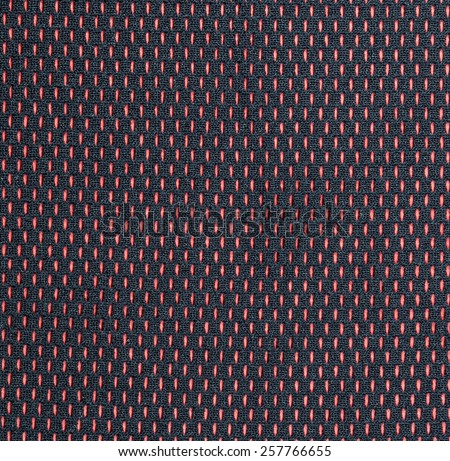 Warp knitted mesh fabric knitted with synthetic yarn