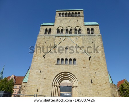 St. Mary\'s Cathedral (German: Dom St. Maria) is a medieval Catholic cathedral in Hildesheim, Germany, that has been on the UNESCO World Cultural Heritage list since 1985.