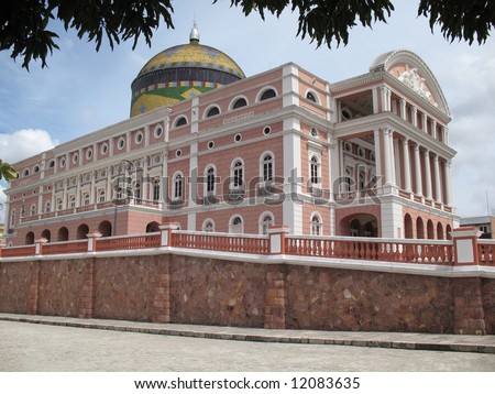 The Amazon Theatre (Teatro Amazonas) is an opera house located in the heart of Manaus, inside the Amazon Rainforest in Brazil