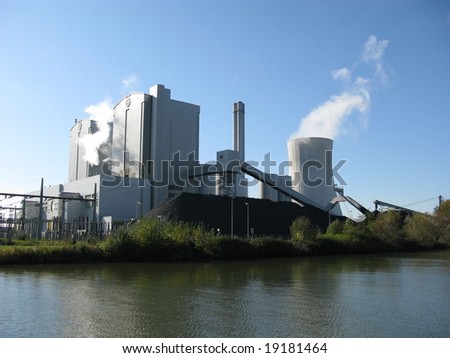 Coal power station, coal-fired power station in Germany