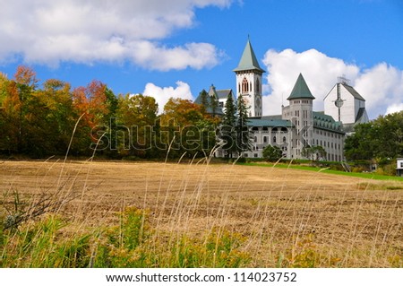 Abbey Saint-Benoit-Du-Lac, Austin, Quebec, Canada