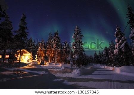 Northern Lights In Lapland