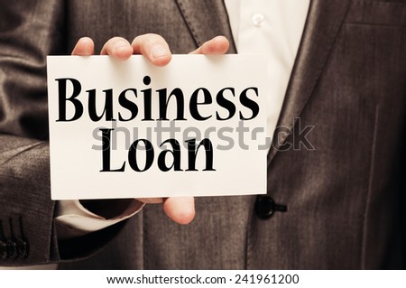 Business Loan concept
