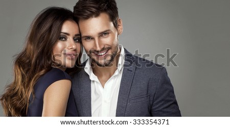 Portrait of happy couple