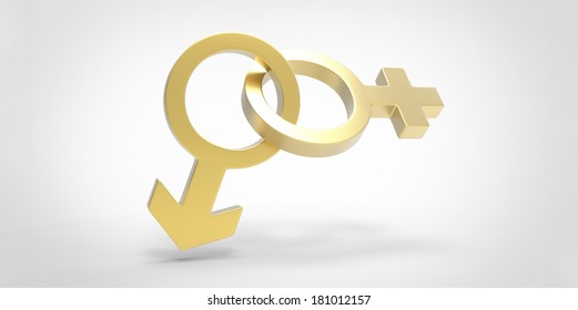 3 D Male Female Sex Symbol Stock Illustration 181012157 Shutterstock