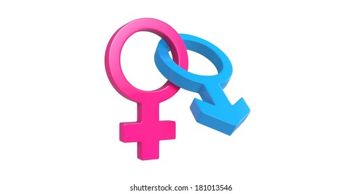 D Male Female Sex Symbol Stock Illustration Shutterstock