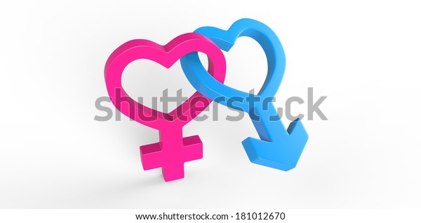 3 D Male Female Sex Symbol Stock Illustration 181012670 Shutterstock