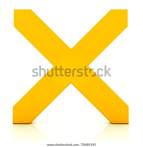 D Big Negative Symbol Isolated On Stock Illustration