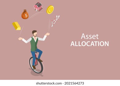 D Isometric Flat Conceptual Illustration Asset Stock Illustration