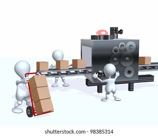 D Man Factory Images Stock Photos Vectors Shutterstock