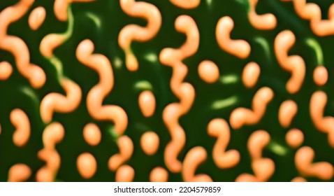 D Render Bacteria Virus D Render Stock Illustration