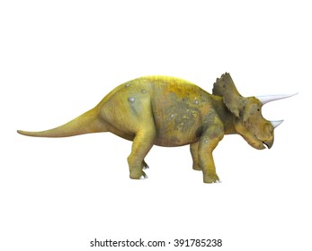 Realistic Illustration Dinosaur Acrocanthosaurus Species Stock