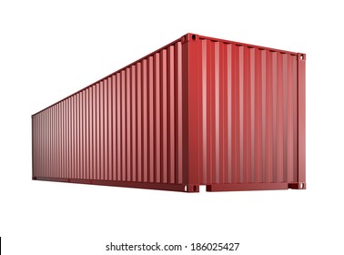 D Rendering Shipping Ft Container Stock Illustration