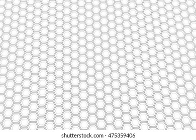 Black Metal Honeycomb Mesh Pattern Seamless Stock Vector Royalty Free