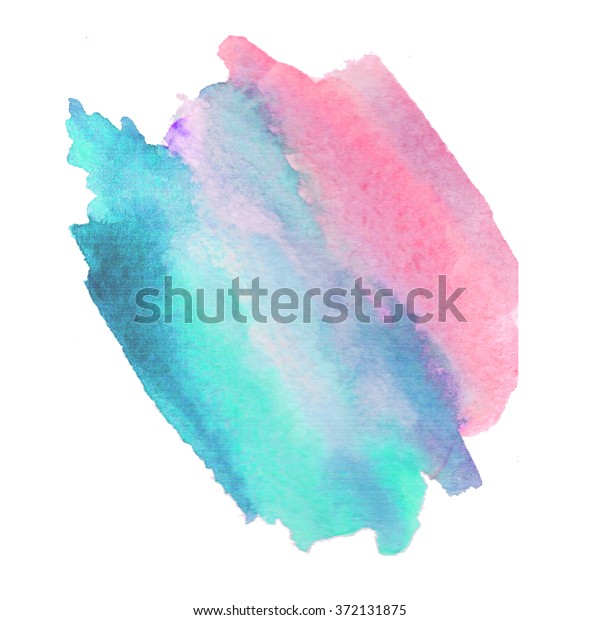 Abstract Watercolor Background Ink Illustration Hand Stock Illustration