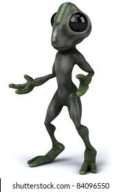 Lizard Man Half Human Half Reptilian Stock Illustration